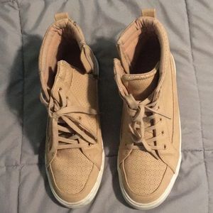 Nude High Top Sneakers